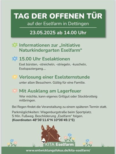 Tag der offenen Tür 23.05.2025